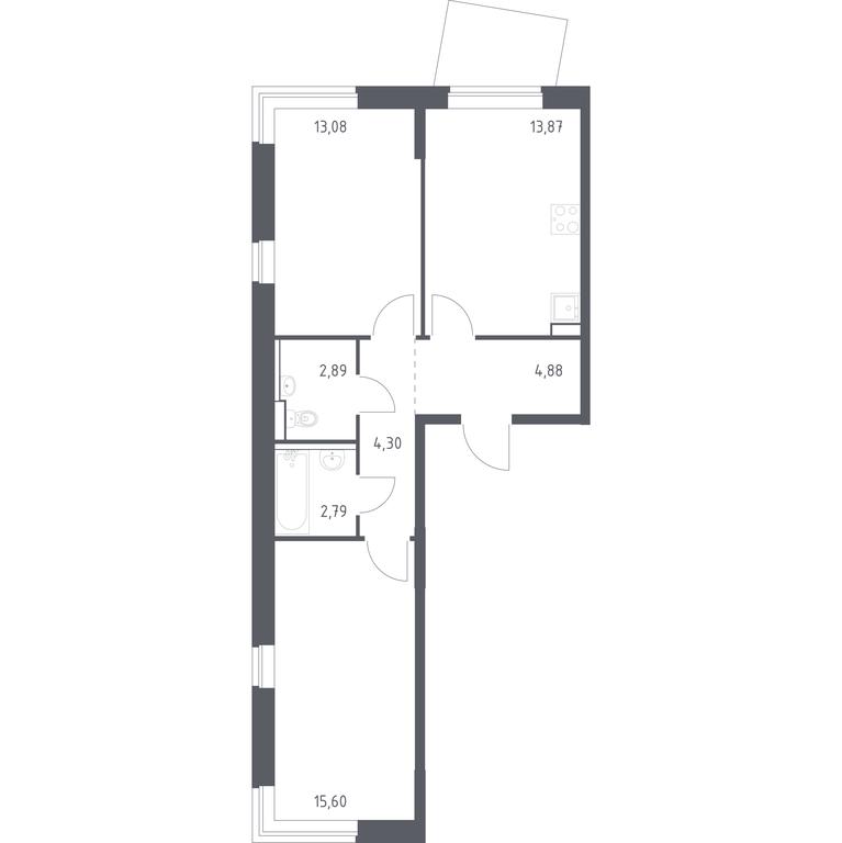 Продажа 1-комн. квартиры, 57,41 м² в ЖК «Квартал Марьино», квартал № 175, 1с1, поселение Филимонковское, Москва, Россия #1 Продажа 1-комн. квартиры, 57,41 м² в ЖК «Квартал Марьино», квартал № 175, 1с1, поселение Филимонковское, Москва, Россия #1
