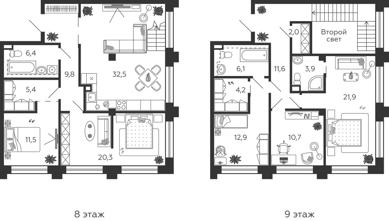 5-BD Apartment Sale, 157.4 sq. m. at Shagal, Автозаводская улица, 23, Москва, Россия #1 5-BD Apartment Sale, 157.4 sq. m. at Shagal, Автозаводская улица, 23, Москва, Россия #1