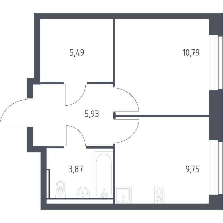 Apartment Sale, 35.83 sq. m. at Egorovo Park, 1-y kvartal, posyolok Zhilino-1, Lubertsy City District, Moscow Region, Russia #1 Apartment Sale, 35.83 sq. m. at Egorovo Park, 1-y kvartal, posyolok Zhilino-1, Lubertsy City District, Moscow Region, Russia #1