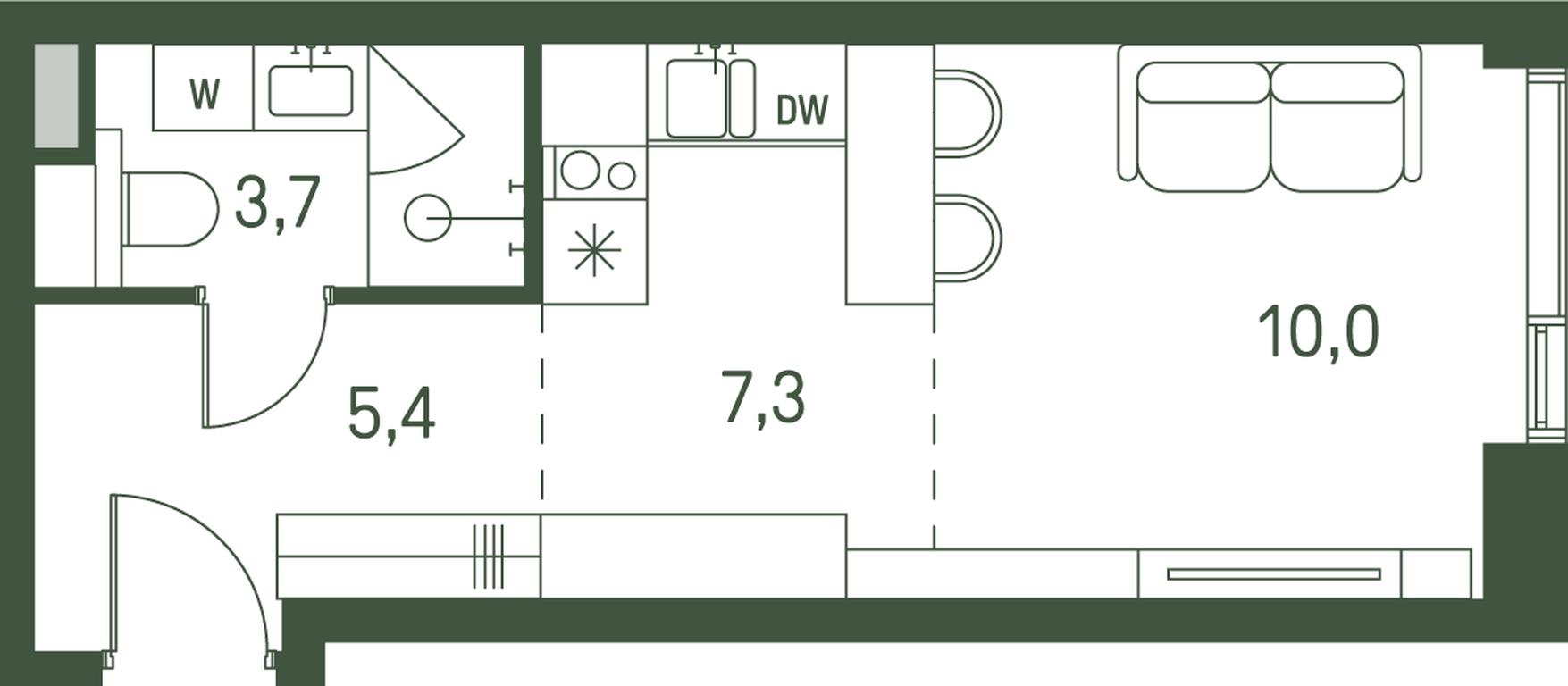 Apartment Sale, 26.4 sq. m. at Moments, Volokolamskoye Highway, 28, Moscow, Russia #1 Apartment Sale, 26.4 sq. m. at Moments, Volokolamskoye Highway, 28, Moscow, Russia #1