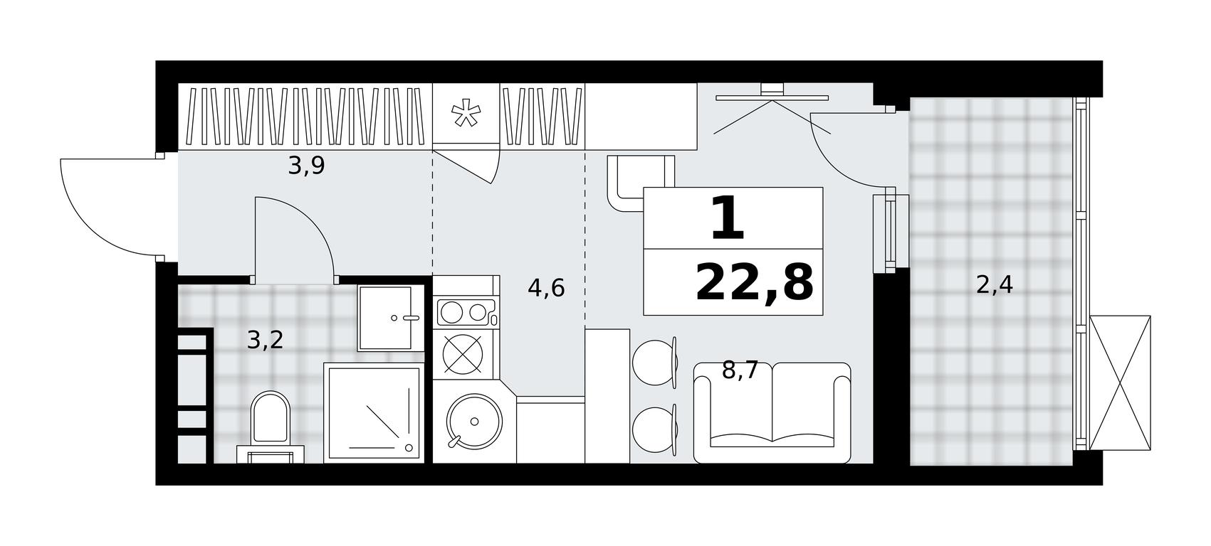 Apartment Sale, 22.8 sq. m. at Skandinaviya, Skandinaviya Residential Complex, Sosenskoye Settlement, Moscow, Russia #1 Apartment Sale, 22.8 sq. m. at Skandinaviya, Skandinaviya Residential Complex, Sosenskoye Settlement, Moscow, Russia #1