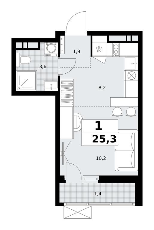 Apartment Sale, 25.3 sq. m. at Skandinaviya, Skandinaviya Residential Complex, Sosenskoye Settlement, Moscow, Russia #1 Apartment Sale, 25.3 sq. m. at Skandinaviya, Skandinaviya Residential Complex, Sosenskoye Settlement, Moscow, Russia #1