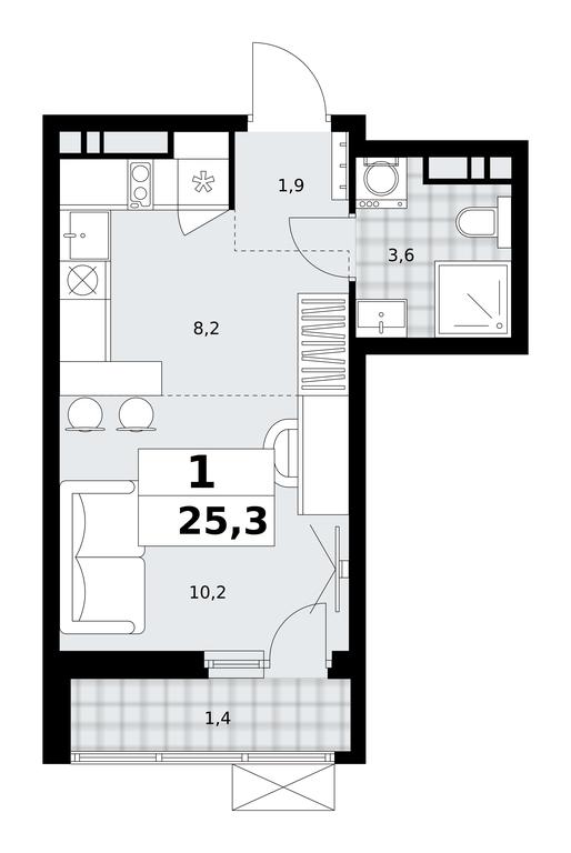 Apartment Sale, 25.3 sq. m. at Skandinaviya, Skandinaviya Residential Complex, Sosenskoye Settlement, Moscow, Russia #1 Apartment Sale, 25.3 sq. m. at Skandinaviya, Skandinaviya Residential Complex, Sosenskoye Settlement, Moscow, Russia #1