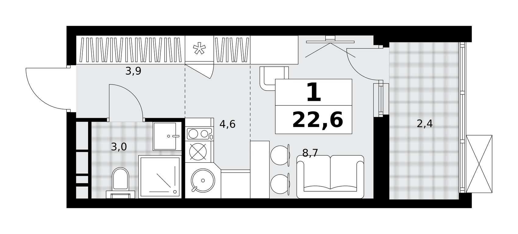 Apartment Sale, 22.6 sq. m. at Skandinaviya, Skandinaviya Residential Complex, Sosenskoye Settlement, Moscow, Russia #1 Apartment Sale, 22.6 sq. m. at Skandinaviya, Skandinaviya Residential Complex, Sosenskoye Settlement, Moscow, Russia #1
