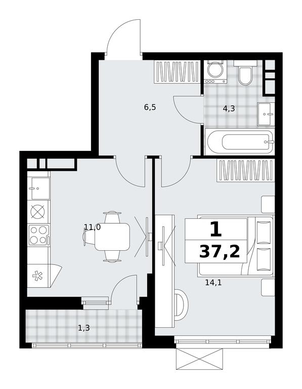 Apartment Sale, 37.2平方米 at Skandinaviya, Skandinaviya Residential Complex, Sosenskoye Settlement, Moscow, Russia #1 Apartment Sale, 37.2平方米 at Skandinaviya, Skandinaviya Residential Complex, Sosenskoye Settlement, Moscow, Russia #1