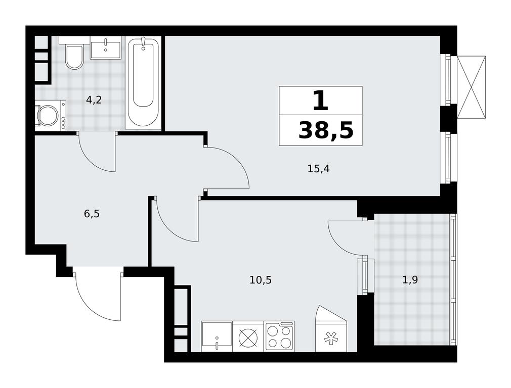 Apartment Sale, 38.5 sq. m. at Skandinaviya, Skandinaviya Residential Complex, Sosenskoye Settlement, Moscow, Russia #1 Apartment Sale, 38.5 sq. m. at Skandinaviya, Skandinaviya Residential Complex, Sosenskoye Settlement, Moscow, Russia #1