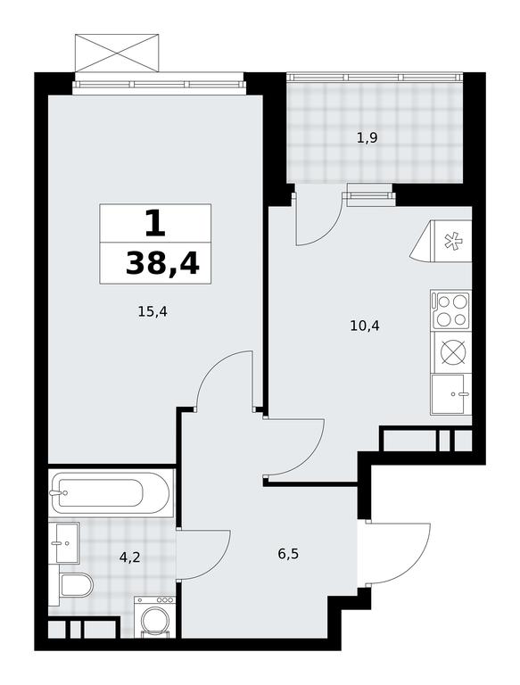 Apartment Sale, 38.4 sq. m. at Skandinaviya, Skandinaviya Residential Complex, Sosenskoye Settlement, Moscow, Russia #2 Apartment Sale, 38.4 sq. m. at Skandinaviya, Skandinaviya Residential Complex, Sosenskoye Settlement, Moscow, Russia #2