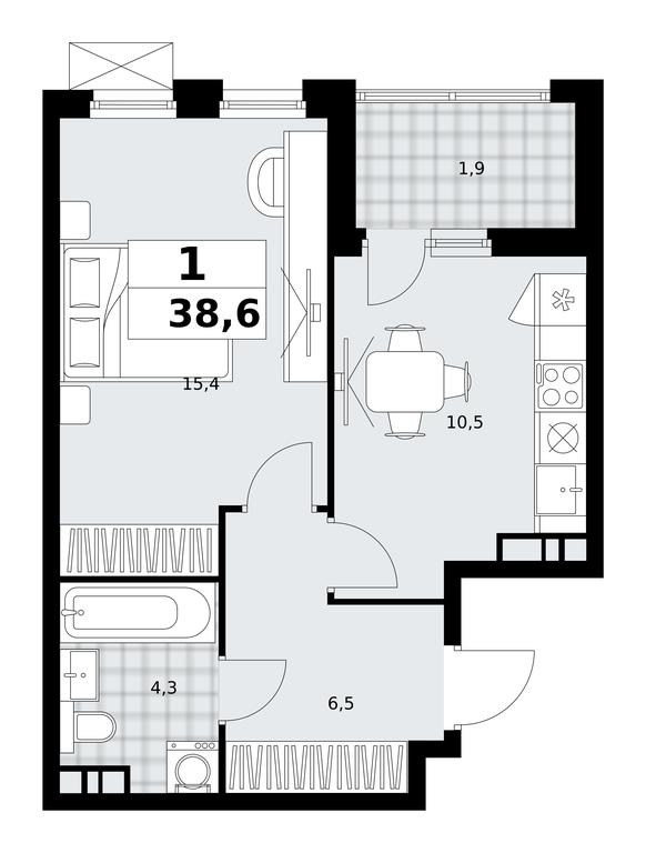 Apartment Sale, 38.6 sq. m. at Skandinaviya, Skandinaviya Residential Complex, Sosenskoye Settlement, Moscow, Russia #1 Apartment Sale, 38.6 sq. m. at Skandinaviya, Skandinaviya Residential Complex, Sosenskoye Settlement, Moscow, Russia #1