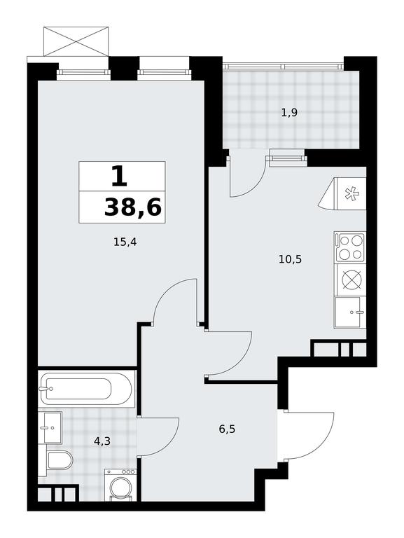 Apartment Sale, 38.6 sq. m. at Skandinaviya, Skandinaviya Residential Complex, Sosenskoye Settlement, Moscow, Russia #2 Apartment Sale, 38.6 sq. m. at Skandinaviya, Skandinaviya Residential Complex, Sosenskoye Settlement, Moscow, Russia #2