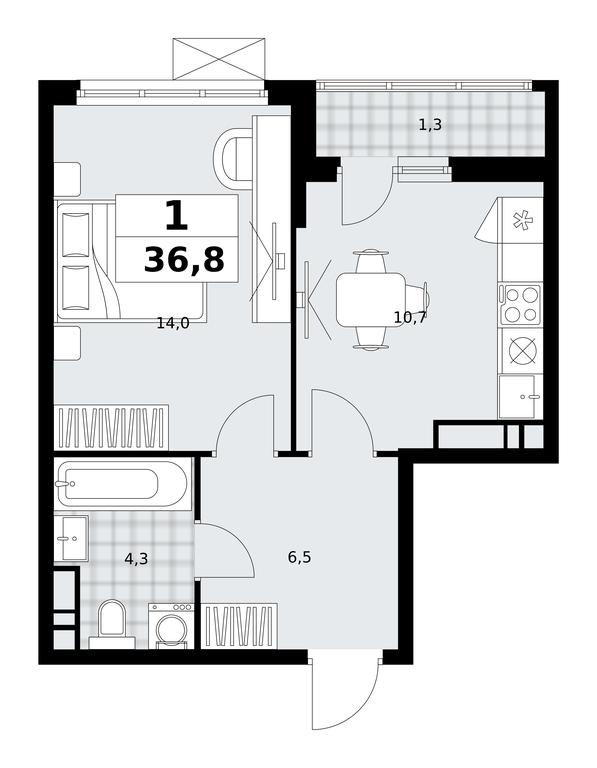 Apartment Sale, 36.8平方米 at Skandinaviya, Skandinaviya Residential Complex, Sosenskoye Settlement, Moscow, Russia #1 Apartment Sale, 36.8平方米 at Skandinaviya, Skandinaviya Residential Complex, Sosenskoye Settlement, Moscow, Russia #1