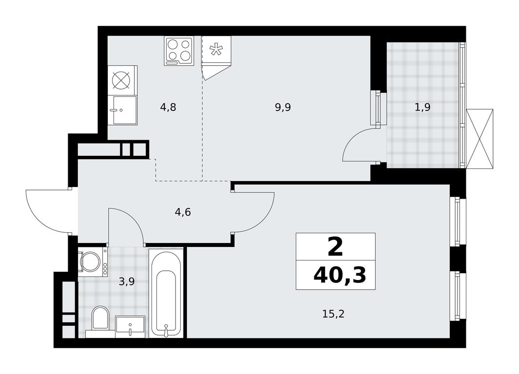 1-BD Apartment Sale, 40.3平方米 at Skandinaviya, Skandinaviya Residential Complex, Sosenskoye Settlement, Moscow, Russia #1 1-BD Apartment Sale, 40.3平方米 at Skandinaviya, Skandinaviya Residential Complex, Sosenskoye Settlement, Moscow, Russia #1
