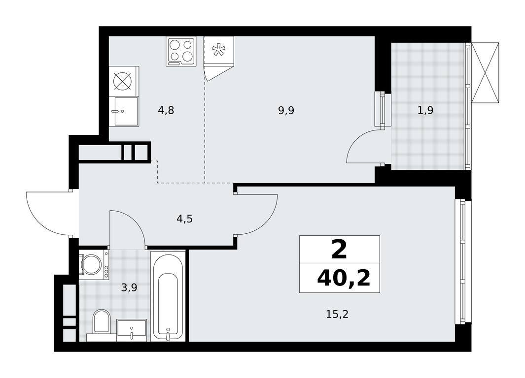 1-BD Apartment Sale, 40.2 sq. m. at Skandinaviya, Skandinaviya Residential Complex, Sosenskoye Settlement, Moscow, Russia #1 1-BD Apartment Sale, 40.2 sq. m. at Skandinaviya, Skandinaviya Residential Complex, Sosenskoye Settlement, Moscow, Russia #1