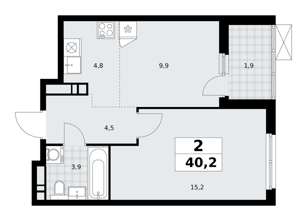 1-BD Apartment Sale, 40.2 sq. m. at Skandinaviya, Skandinaviya Residential Complex, Sosenskoye Settlement, Moscow, Russia #1 1-BD Apartment Sale, 40.2 sq. m. at Skandinaviya, Skandinaviya Residential Complex, Sosenskoye Settlement, Moscow, Russia #1