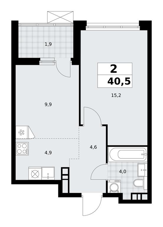 1-BD Apartment Sale, 40.5 sq. m. at Skandinaviya, Skandinaviya Residential Complex, Sosenskoye Settlement, Moscow, Russia #2 1-BD Apartment Sale, 40.5 sq. m. at Skandinaviya, Skandinaviya Residential Complex, Sosenskoye Settlement, Moscow, Russia #2