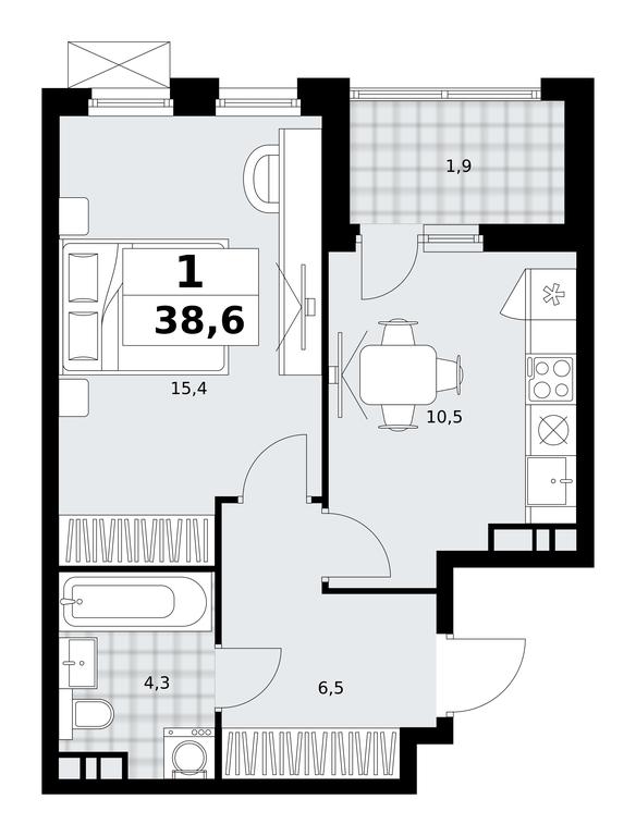 Apartment Sale, 38.6 sq. m. at Skandinaviya, Skandinaviya Residential Complex, Sosenskoye Settlement, Moscow, Russia #1 Apartment Sale, 38.6 sq. m. at Skandinaviya, Skandinaviya Residential Complex, Sosenskoye Settlement, Moscow, Russia #1