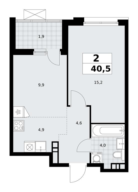 1-BD Apartment Sale, 40.5 sq. m. at Skandinaviya, Skandinaviya Residential Complex, Sosenskoye Settlement, Moscow, Russia #2 1-BD Apartment Sale, 40.5 sq. m. at Skandinaviya, Skandinaviya Residential Complex, Sosenskoye Settlement, Moscow, Russia #2