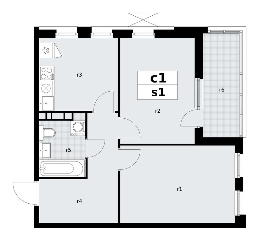 1-BD Apartment Sale, 52.1 sq. m. at Skandinaviya, Skandinaviya Residential Complex, Sosenskoye Settlement, Moscow, Russia #1 1-BD Apartment Sale, 52.1 sq. m. at Skandinaviya, Skandinaviya Residential Complex, Sosenskoye Settlement, Moscow, Russia #1