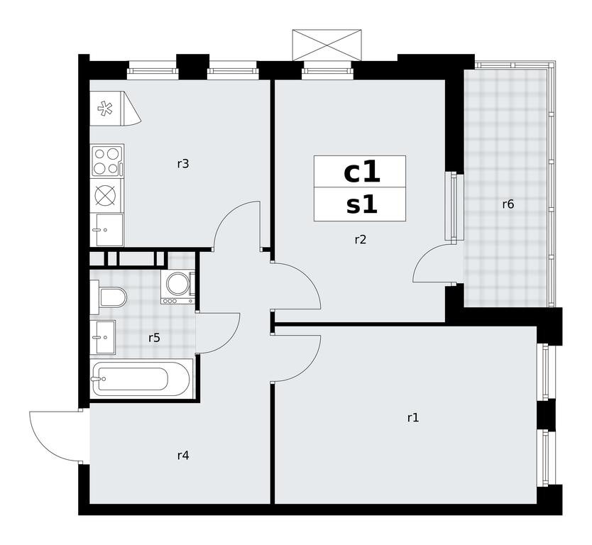 1-BD Apartment Sale, 52.1 sq. m. at Skandinaviya, Skandinaviya Residential Complex, Sosenskoye Settlement, Moscow, Russia #1 1-BD Apartment Sale, 52.1 sq. m. at Skandinaviya, Skandinaviya Residential Complex, Sosenskoye Settlement, Moscow, Russia #1