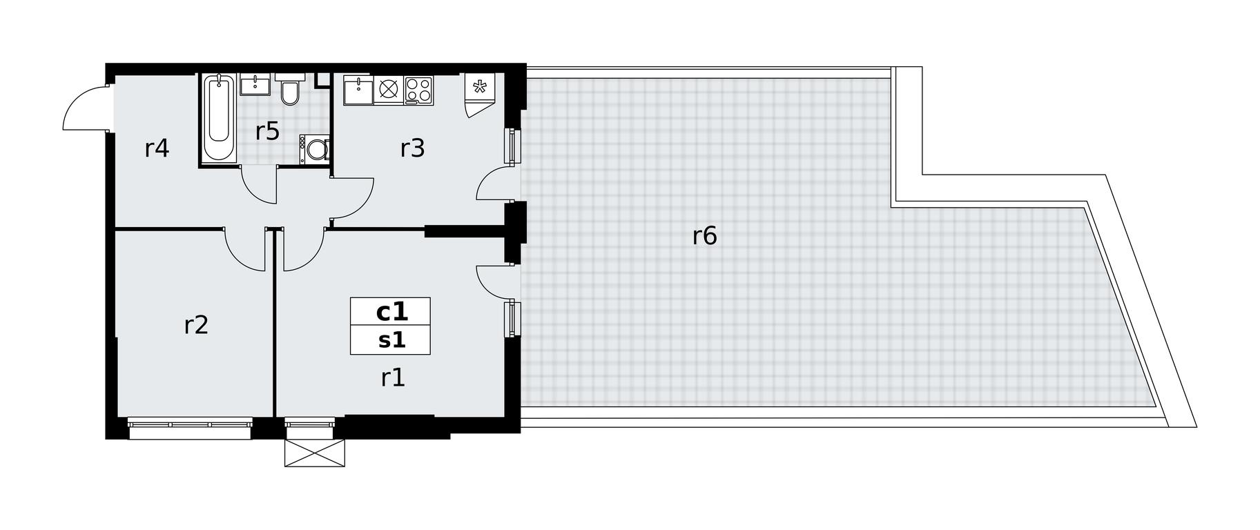1-BD Apartment Sale, 72.7 sq. m. at Skandinaviya, Skandinaviya Residential Complex, Sosenskoye Settlement, Moscow, Russia #1 1-BD Apartment Sale, 72.7 sq. m. at Skandinaviya, Skandinaviya Residential Complex, Sosenskoye Settlement, Moscow, Russia #1