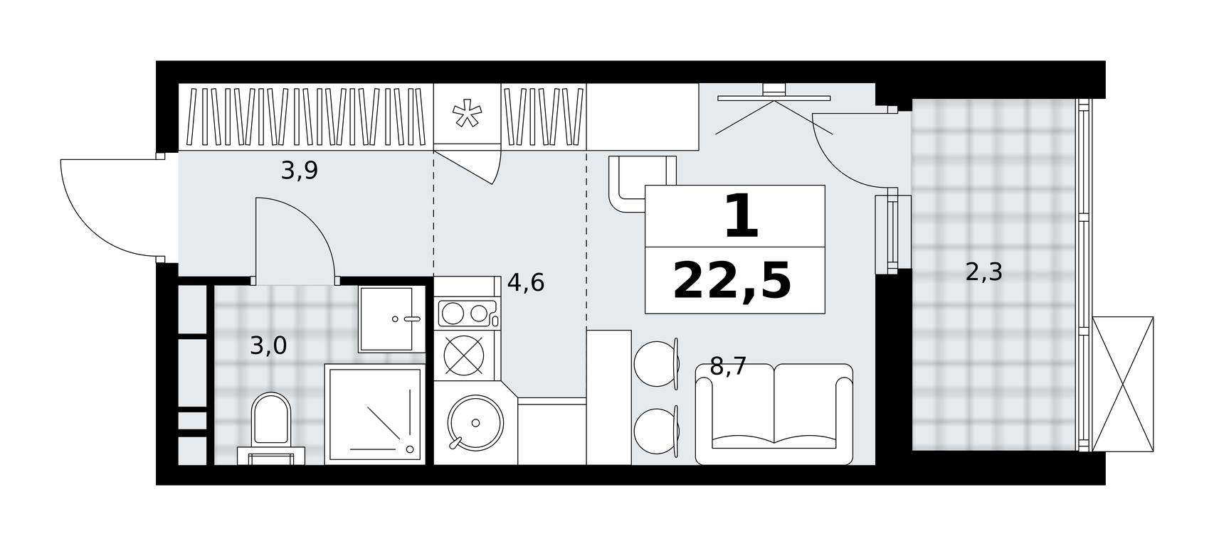 Apartment Sale, 22.5 sq. m. at Skandinaviya, Skandinaviya Residential Complex, Sosenskoye Settlement, Moscow, Russia #1 Apartment Sale, 22.5 sq. m. at Skandinaviya, Skandinaviya Residential Complex, Sosenskoye Settlement, Moscow, Russia #1