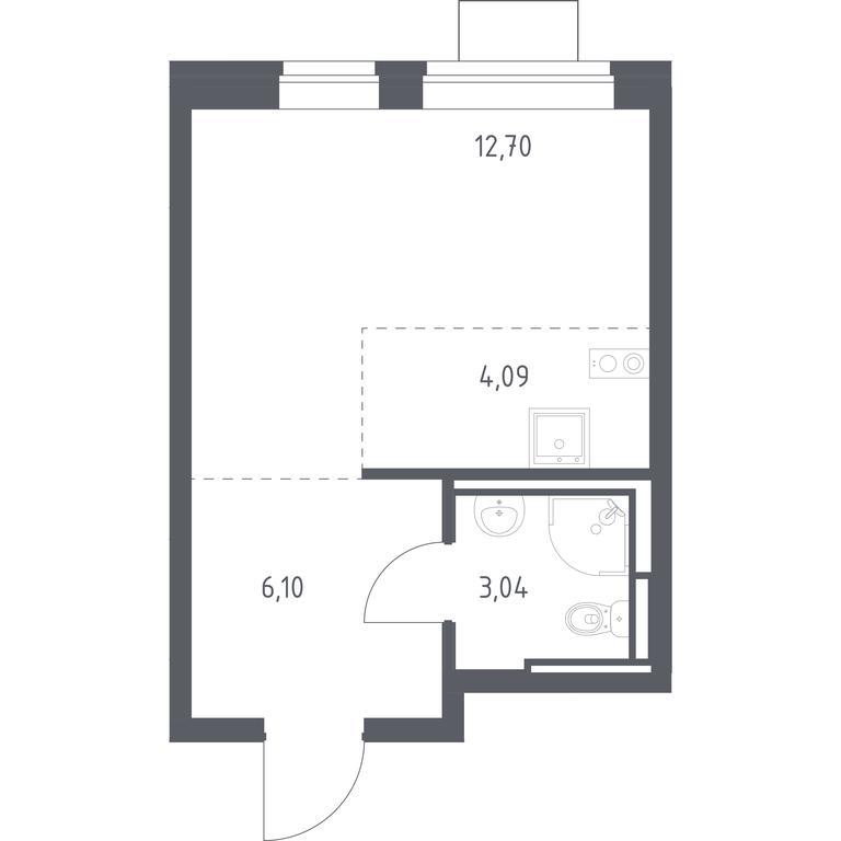 Apartment Sale, 25.93 sq. m. at Bogdanovskiy Les, derevnya Bogdanikha, Leninskiy City District, Moscow Region, Russia #1 Apartment Sale, 25.93 sq. m. at Bogdanovskiy Les, derevnya Bogdanikha, Leninskiy City District, Moscow Region, Russia #1