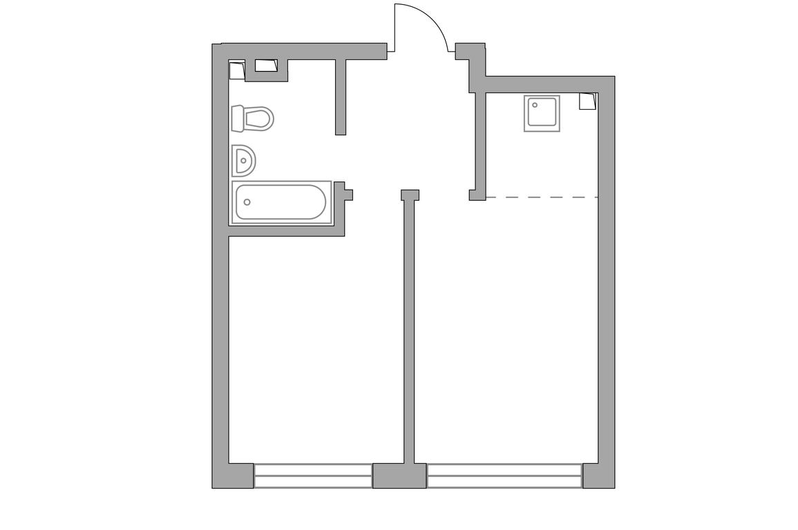 1-BD Apartment Sale, 37.36平方米 at Triniti 3, Dmitrovskoye Highway, 75к4, Moscow, Russia #2 1-BD Apartment Sale, 37.36平方米 at Triniti 3, Dmitrovskoye Highway, 75к4, Moscow, Russia #2
