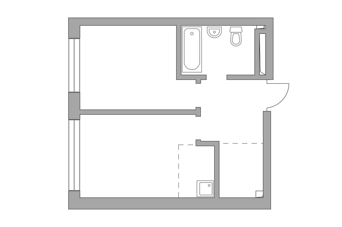 1-BD Apartment Sale, 39.38 sq. m. at Triniti 3, Dmitrovskoye Highway, 75к4, Moscow, Russia #2