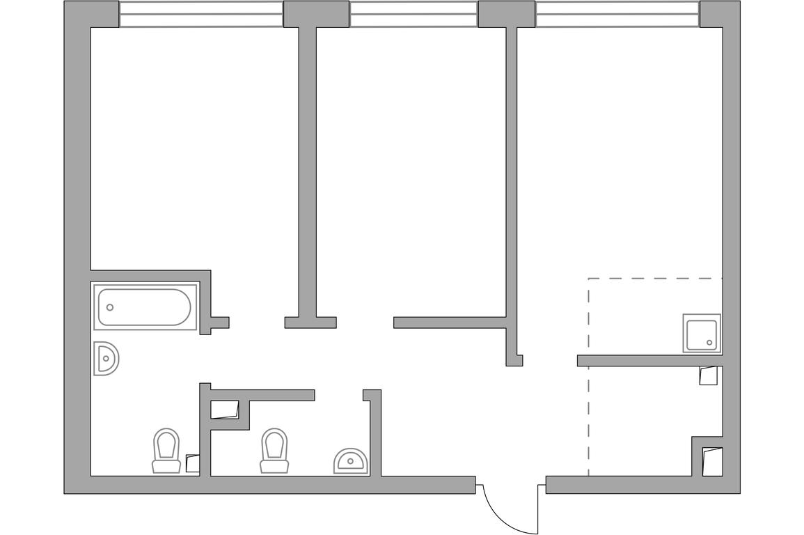 2-BD Apartment Sale, 62.38平方米 at Triniti 3, Dmitrovskoye Highway, 75к4, Moscow, Russia #2 2-BD Apartment Sale, 62.38平方米 at Triniti 3, Dmitrovskoye Highway, 75к4, Moscow, Russia #2