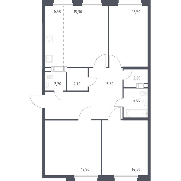 Продажа 2-комн. квартиры, 94,8 м² в ЖК «Эко Бунино», проспект Куприна, 34к1, поселение Сосенское, Москва, Россия #1 Продажа 2-комн. квартиры, 94,8 м² в ЖК «Эко Бунино», проспект Куприна, 34к1, поселение Сосенское, Москва, Россия #1