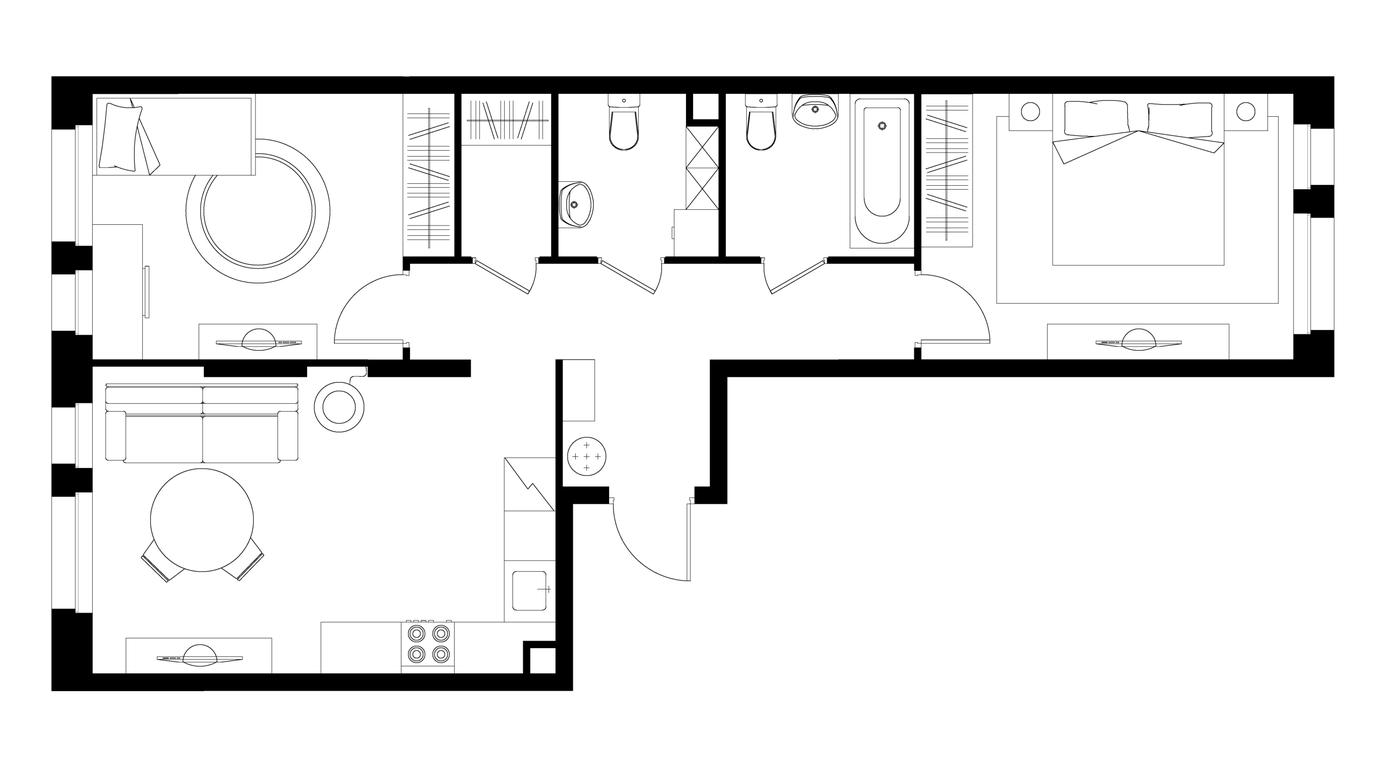 2-BD Apartment Sale, 63.6平方米 at Peredelkino Blizhnee, Korneya Chukovskogo Street, 1, Vnukovskoye Settlement, Moscow, Russia #1 2-BD Apartment Sale, 63.6平方米 at Peredelkino Blizhnee, Korneya Chukovskogo Street, 1, Vnukovskoye Settlement, Moscow, Russia #1