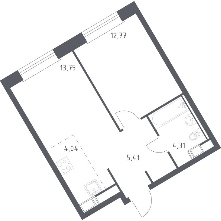 Apartment Sale, 40.28 sq. m. at Eko Bunino, prospekt Kuprina, 34к1, Sosenskoye Settlement, Moscow, Russia #1 Apartment Sale, 40.28 sq. m. at Eko Bunino, prospekt Kuprina, 34к1, Sosenskoye Settlement, Moscow, Russia #1