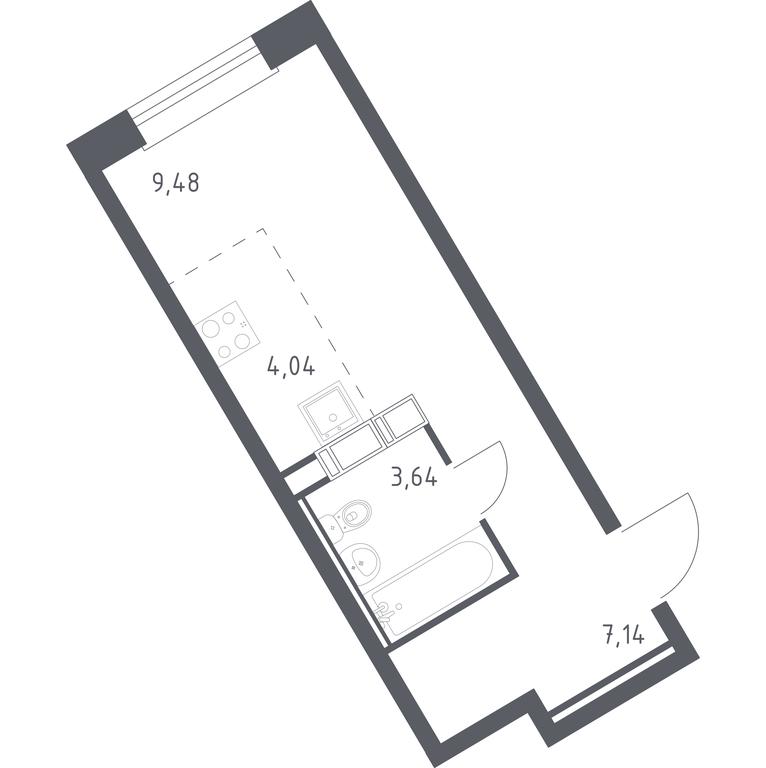 Apartment Sale, 24.3 sq. m. at Eko Bunino, prospekt Kuprina, 34к1, Sosenskoye Settlement, Moscow, Russia #1 Apartment Sale, 24.3 sq. m. at Eko Bunino, prospekt Kuprina, 34к1, Sosenskoye Settlement, Moscow, Russia #1