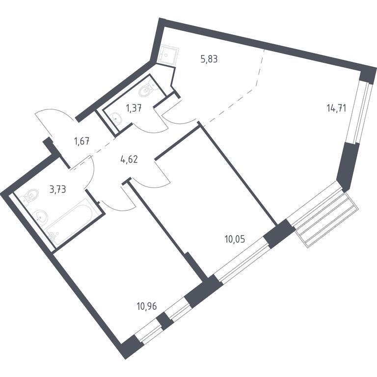1-BD Apartment Sale, 52.94 sq. m. at Rublevskiy Kvartal, Laykovo Green Quarter, zhiloy kompleks Gorod-sobytiye Laykovo, selo Laykovo, Odintsovskiy City District, Moscow Region, Russia #1 1-BD Apartment Sale, 52.94 sq. m. at Rublevskiy Kvartal, Laykovo Green Quarter, zhiloy kompleks Gorod-sobytiye Laykovo, selo Laykovo, Odintsovskiy City District, Moscow Region, Russia #1