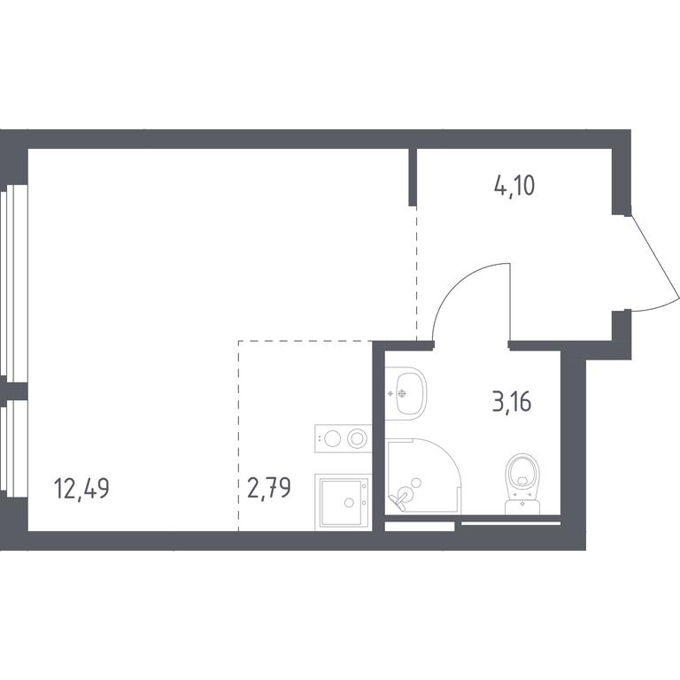Apartment Sale, 22.54 sq. m. at Ostafevo, Ostafyevskoe Highway, 12к1, Ryazanovskoe Settlement, Moscow, Russia #1 Apartment Sale, 22.54 sq. m. at Ostafevo, Ostafyevskoe Highway, 12к1, Ryazanovskoe Settlement, Moscow, Russia #1