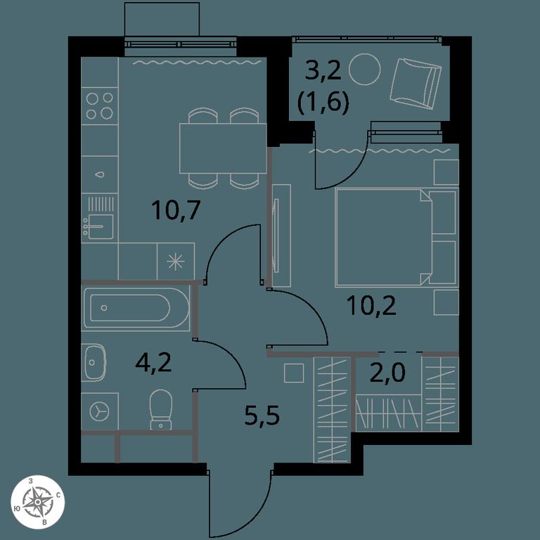 1-BD Apartment Sale, 34.2平方米 at 1 Himkinskij, zhiloy kompleks 1-y Khimkinskiy, kvartal Mezhdunarodny, mikrorayon Klyazma-Starbeyevo, Khimki, Moscow Region, Russia #1 1-BD Apartment Sale, 34.2平方米 at 1 Himkinskij, zhiloy kompleks 1-y Khimkinskiy, kvartal Mezhdunarodny, mikrorayon Klyazma-Starbeyevo, Khimki, Moscow Region, Russia #1