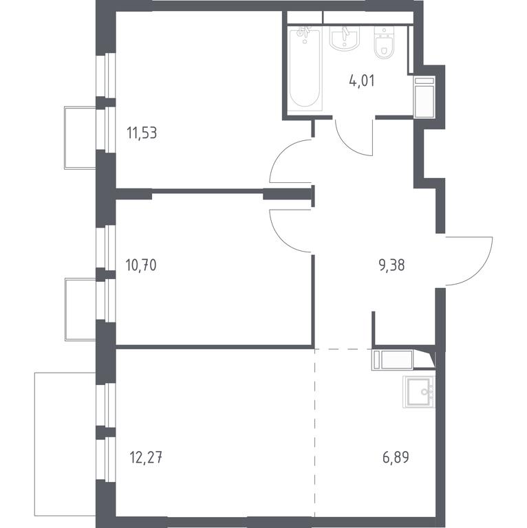 1-BD Apartment Sale, 54.78 sq. m. at Bolshoe Putilkovo, Prostornaya ulitsa, 1, Putilkovo Village, Krasnogorsk City District, Moscow Region, Russia #1 1-BD Apartment Sale, 54.78 sq. m. at Bolshoe Putilkovo, Prostornaya ulitsa, 1, Putilkovo Village, Krasnogorsk City District, Moscow Region, Russia #1