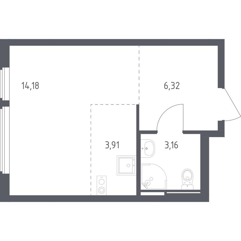 Apartment Sale, 27.57 sq. m. at Ostafevo, Ostafyevskoe Highway, 12к1, Ryazanovskoe Settlement, Moscow, Russia #1 Apartment Sale, 27.57 sq. m. at Ostafevo, Ostafyevskoe Highway, 12к1, Ryazanovskoe Settlement, Moscow, Russia #1