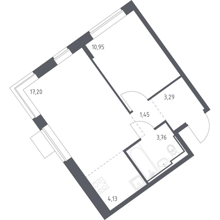 Apartment Sale, 40.78 sq. m. at Molzhaninovo, Leningradskoye Highway, 229, Moscow, Russia #1