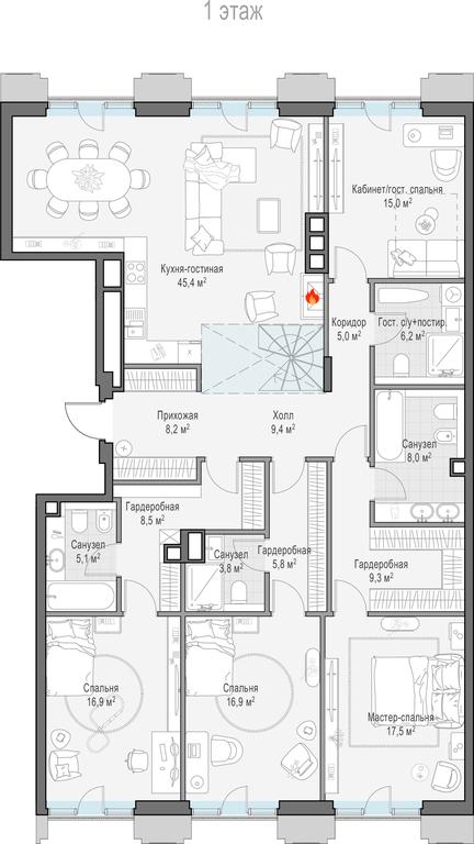 3-BD Apartment Sale, 178.1平方米 at Tishinskiy bulvar, Gruzinsky Val Street, 10, Moscow, Russia #1 3-BD Apartment Sale, 178.1平方米 at Tishinskiy bulvar, Gruzinsky Val Street, 10, Moscow, Russia #1