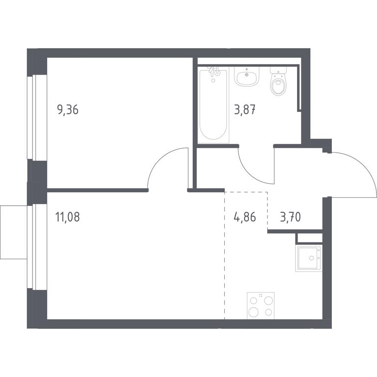 Apartment Sale, 32.87平方米 at Molzhaninovo, Leningradskoye Highway, 229, Moscow, Russia #1 Apartment Sale, 32.87平方米 at Molzhaninovo, Leningradskoye Highway, 229, Moscow, Russia #1