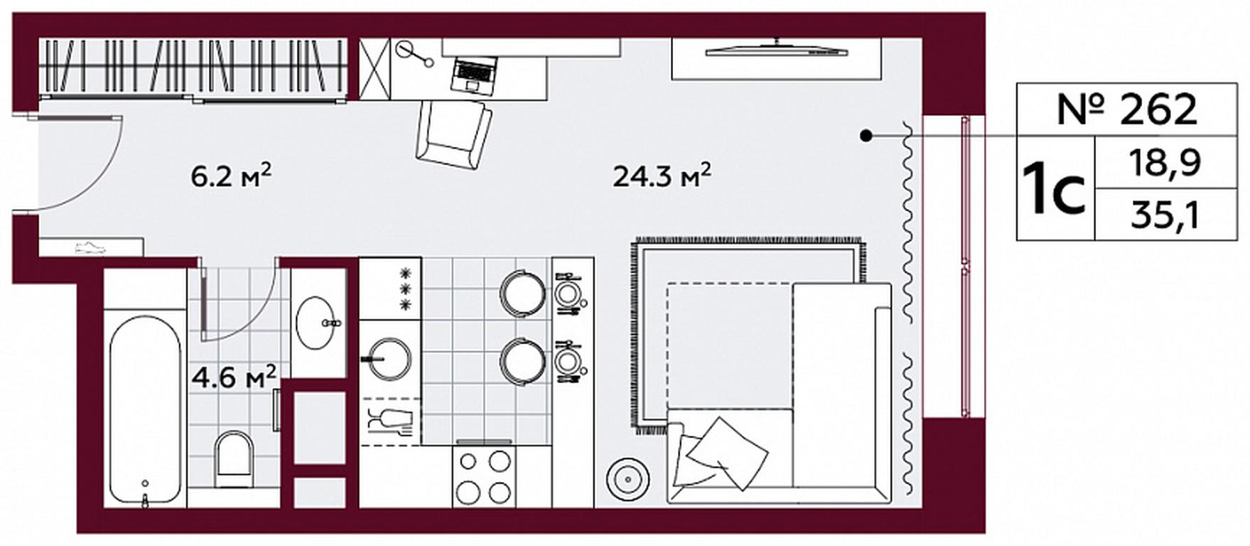 Apartment Sale, 35.2 sq. m. at Stremyannyj 2, Stremyanniy Lane, 2, Moscow, Russia #1 Apartment Sale, 35.2 sq. m. at Stremyannyj 2, Stremyanniy Lane, 2, Moscow, Russia #1