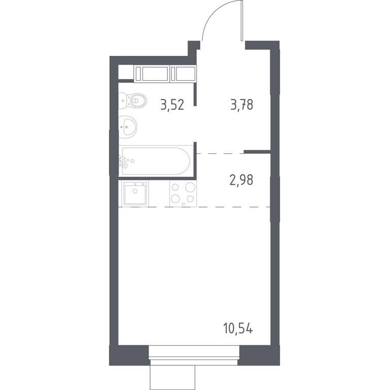 Apartment Sale, 20 sq. m. at Novograd Pavlino, Kosinskoye shosse, 2, Novoye Pavlino Microdistrict, Balashikha, Moscow Region, Russia #1
