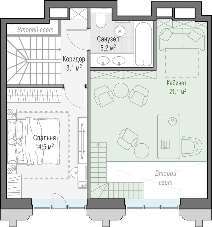 1-BD Apartment Sale, 80.6 sq. m. at Tishinskiy bulvar, Gruzinsky Val Street, 10, Moscow, Russia #1 1-BD Apartment Sale, 80.6 sq. m. at Tishinskiy bulvar, Gruzinsky Val Street, 10, Moscow, Russia #1