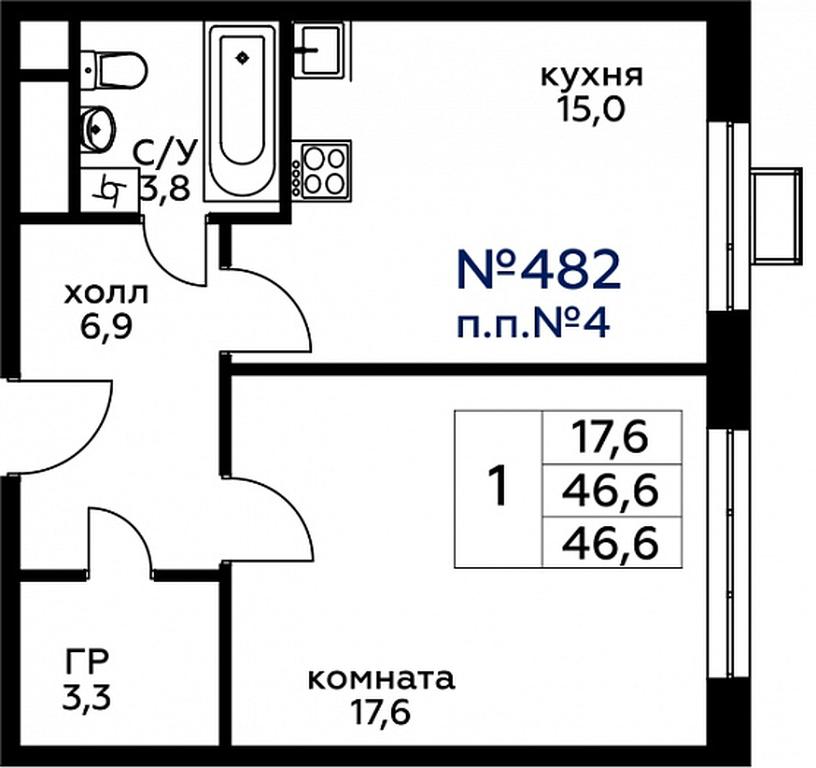 Apartment Sale, 46.6 sq. m. at Veresk, 3rd Khoroshyovskaya Street, вл19с3к1, Moscow, Russia #1 Apartment Sale, 46.6 sq. m. at Veresk, 3rd Khoroshyovskaya Street, вл19с3к1, Moscow, Russia #1
