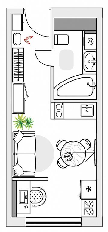 Apartment Sale, 22.57 sq. m. at Perets, Pyatnitskoye Highway, 58, Moscow, Russia #1