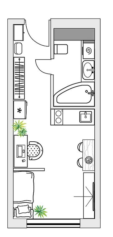 Apartment Sale, 22.57 sq. m. at Perets, Pyatnitskoye Highway, 58, Moscow, Russia #1