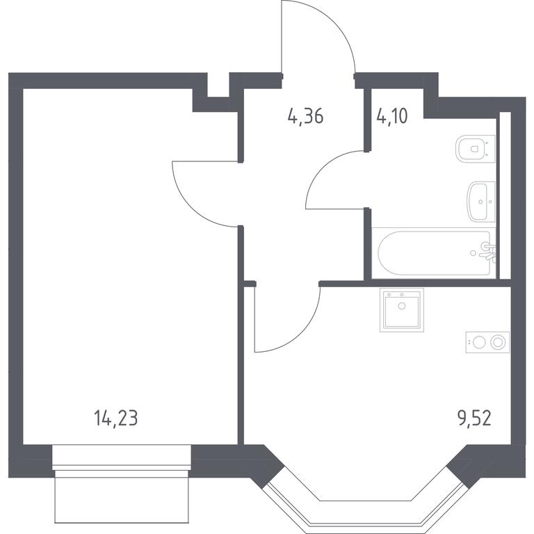 Apartment Sale, 32.21 sq. m. at Kvartal Domashnij, Donetskaya Street, 30с11, Moscow, Russia #1 Apartment Sale, 32.21 sq. m. at Kvartal Domashnij, Donetskaya Street, 30с11, Moscow, Russia #1