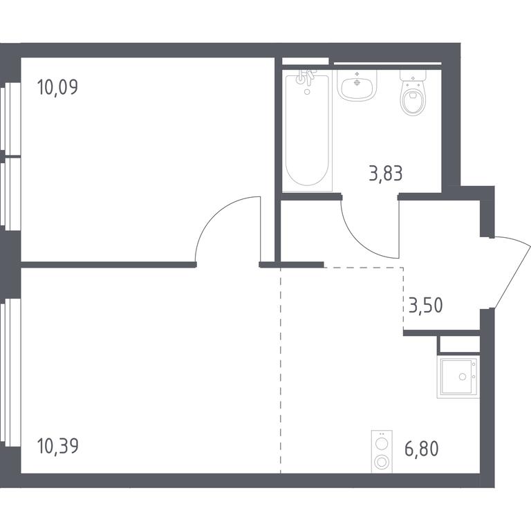 Apartment Sale, 34.61 sq. m. at Ostafevo, Ostafyevskoe Highway, 12к1, Ryazanovskoe Settlement, Moscow, Russia #1 Apartment Sale, 34.61 sq. m. at Ostafevo, Ostafyevskoe Highway, 12к1, Ryazanovskoe Settlement, Moscow, Russia #1