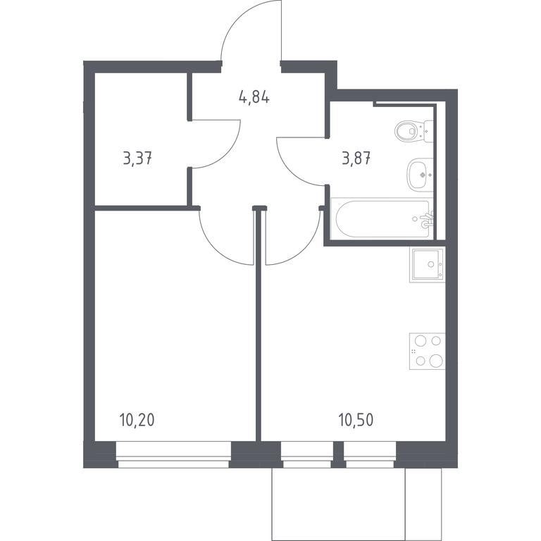 1-BD Apartment Sale, 59.95 sq. m. at Molzhaninovo, Leningradskoye Highway, 229, Moscow, Russia #1 1-BD Apartment Sale, 59.95 sq. m. at Molzhaninovo, Leningradskoye Highway, 229, Moscow, Russia #1