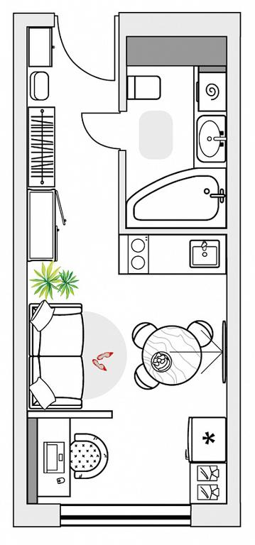 Apartment Sale, 22.57 sq. m. at Perets, Pyatnitskoye Highway, 58, Moscow, Russia #1